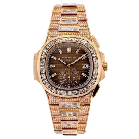 patek philippe nautilus full diamond